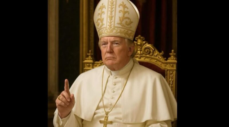 Trump Unggah Foto Berpakaian Seperti Paus, Mengaku Ingin Jadi Pemimpin Gereja Katolik